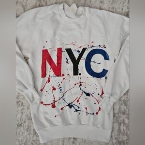 Vintage NYC paint splatter crewneck